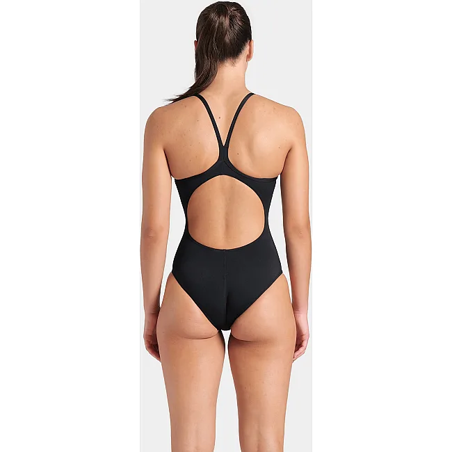 Купальник закрытый для женщин Arena DIAMOND SWIMSUIT LIGHTDROP BAC черный, белый