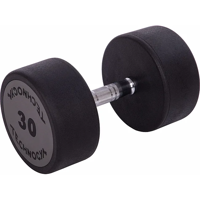 Гантель профессиональная
 с полиуретановым покрытием TECHNOGYM LN-1254-30 1шт 30кг