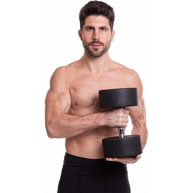Гантель профессиональная
 с полиуретановым покрытием TECHNOGYM LN-1254-30 1шт 30кг