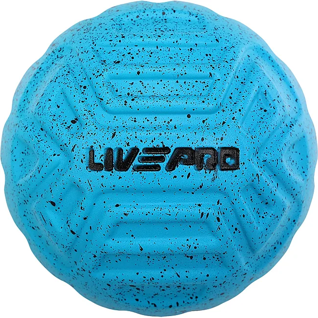 Мяч массажный для МФР ø6см 2 штуки LivePRO LP8507 2штуки ø6см (Голубой-желтый)