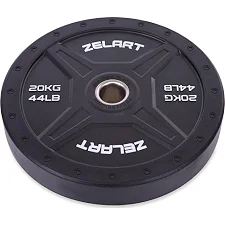 Бамперний диск гумовий ZELART TA-2258-20 50,4мм 20кг