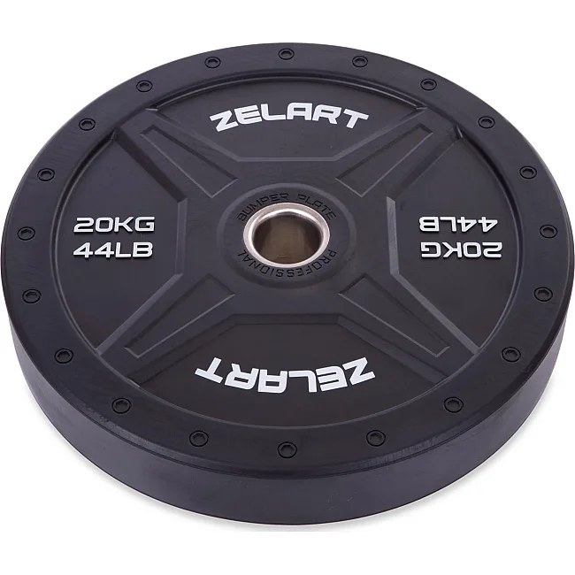 Бамперный диск резиновый

 ZELART
 TA-2258-20 50,4мм 20кг