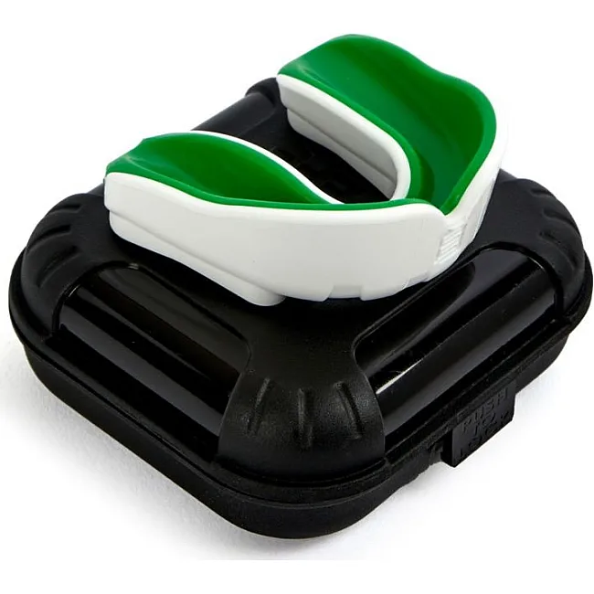 Капа для бокса MAKURA Ignis взрослая (возраст 11+) White/Green (art.6017514051)