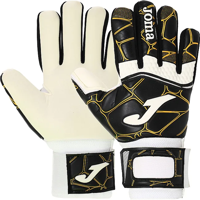 Вратарские перчатки
 профессиональные JOMA

 PRO 400908-109
 7-12 (Черный-золотой)