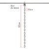 Цепь-утяжелитель для штанги ZELART
 TA-7809-10 вес-10кг l-8м, d-15,8мм хром