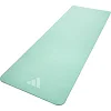 Коврик для йоги Adidas Double Sided Yoga Mat ментоловый, серый 176 х 61 х 0,6 см