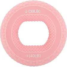 Кистевой эспандер кольцо с двойной нагрузкой JELLO JLA472 1шт ø7.5 нагрузка 9-36кг (Розовый)