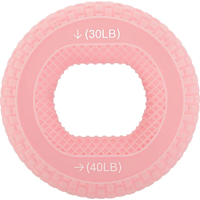 Кистевой эспандер кольцо с двойной нагрузкой JELLO JLA472 1шт ø7.5 нагрузка 9-36кг (Розовый)