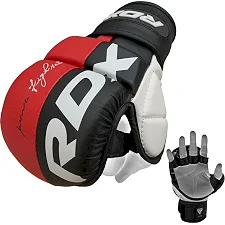 Перчатки ММА RDX T6 Plus Rex Red