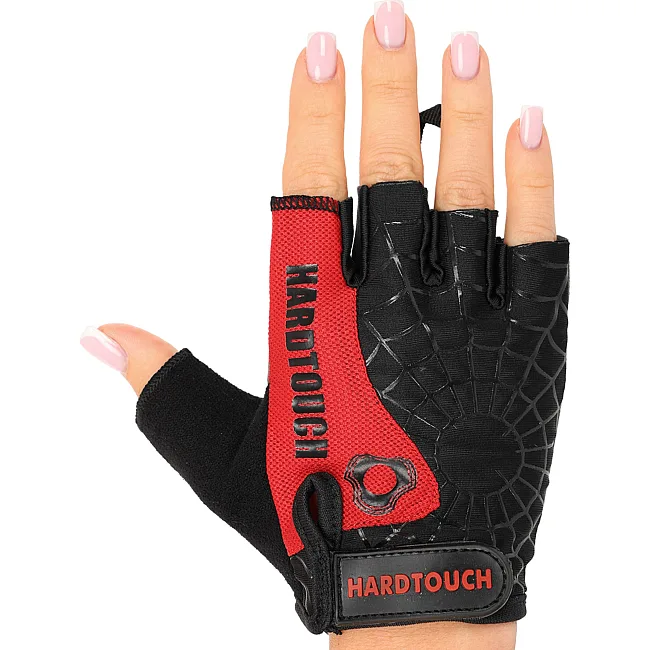 Тренировочные перчатки для фитнеса
 HARD TOUCH FG-9525 (Черный-желтый)