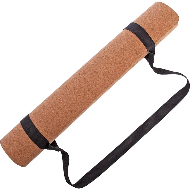 Коврик для йоги Пробковый каучуковый двухслойный Yoga mat RECORD
 FI-7156-5 183x61мx0.4cм с принтом Слон
