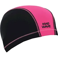 Шапочка для бассейна текстильная MADWAVE Lycra DUOTONE M052702 (Розовый)