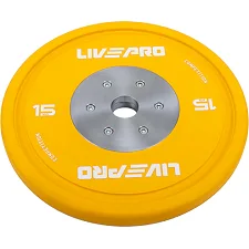 Бамперный диск резиновый LiveUp LP8335-15 ø50.5мм 15кг