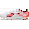 Бутси Puma ULTRA 5 PLAY FG/AG білий, помаранчевий