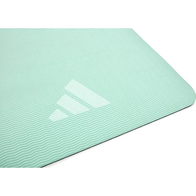 Коврик для йоги Adidas Double Sided Yoga Mat ментоловый, серый 176 х 61 х 0,6 см