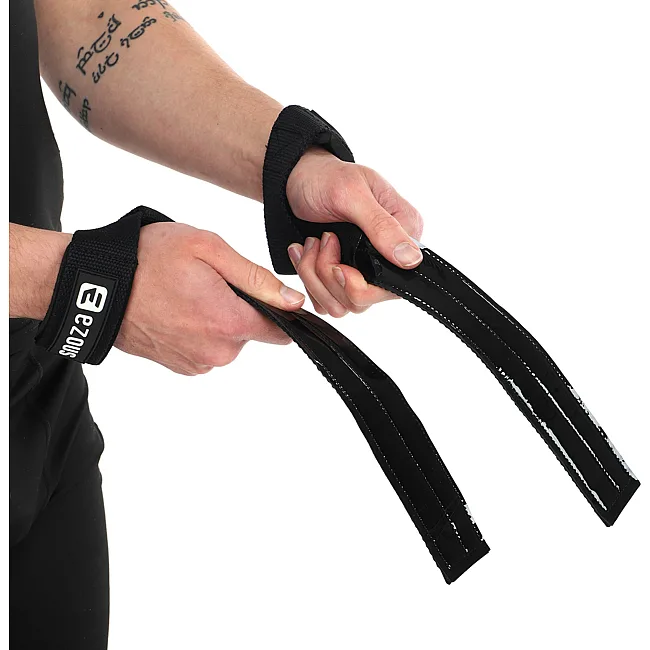 Лямки для тяги LIFTING STRAP EZOUS B-06 2шт (Черный)