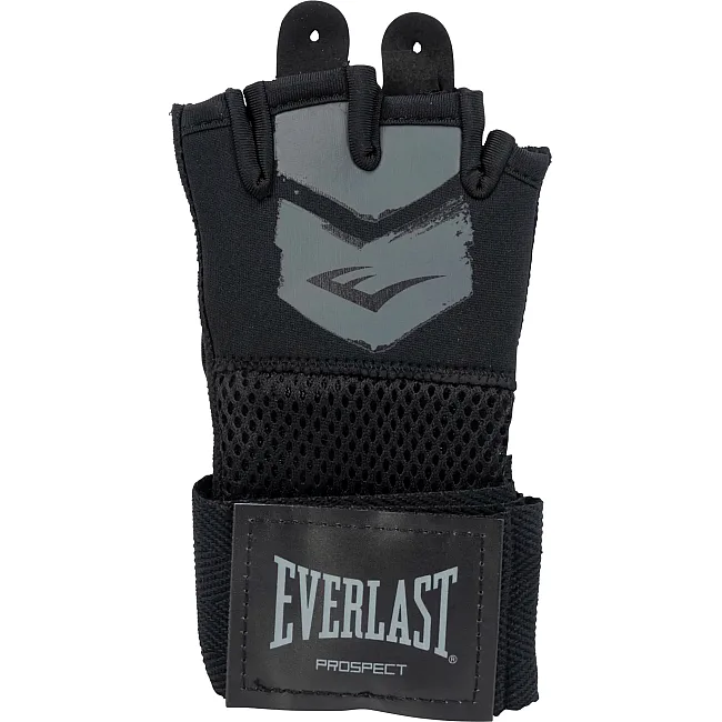 Бинты перчатки Everlast PROSPECT QUICK WRAPS черный, серый Дет S/M