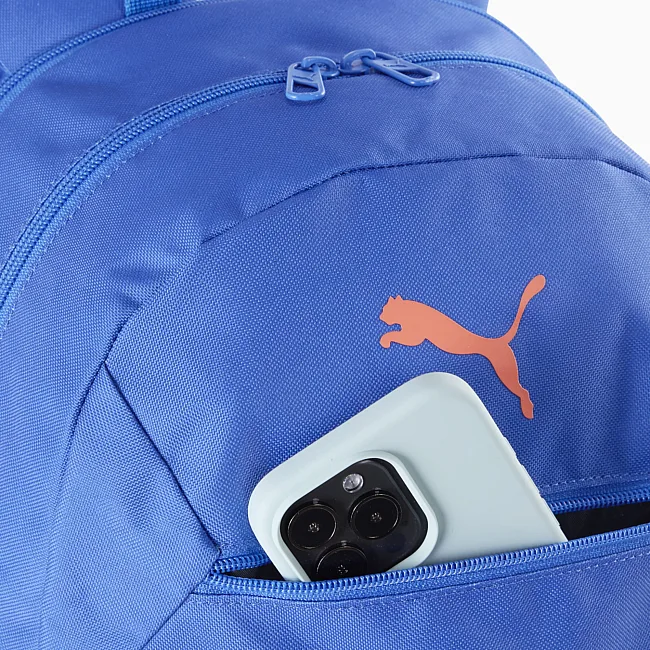 Рюкзак детский Puma FUNDAMENTAL Backpack 20L синий 44х30х14 см