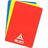 Карточки арбитра Select Referee cards v24 (набор 3шт) красный, желтый, синий 12х9 см
