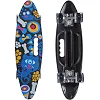 Пенни борд Penny Board круизер пластиковый со светящимися колесами и ручкой для переноски 24" SP-SPORT SK-885-1