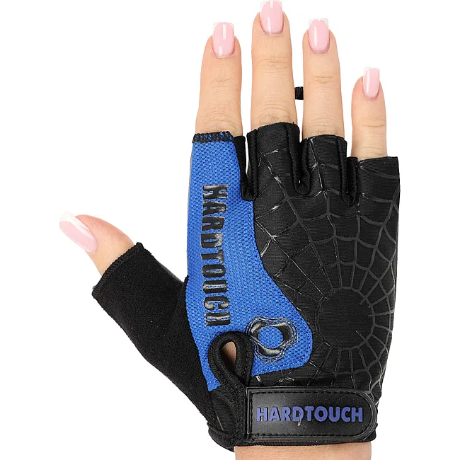 Тренировочные перчатки для фитнеса
 HARD TOUCH FG-9525 (Черный-желтый)
