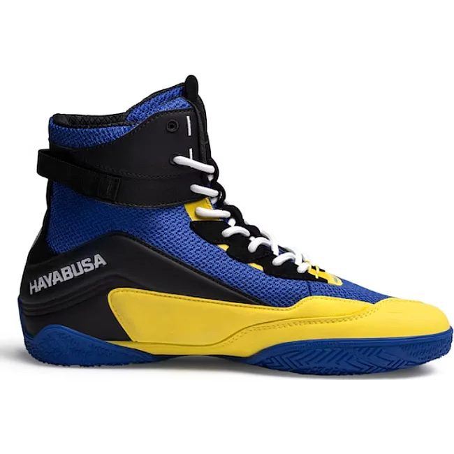Боксерки для бокса HAYABUSA Talon Blue Yellow