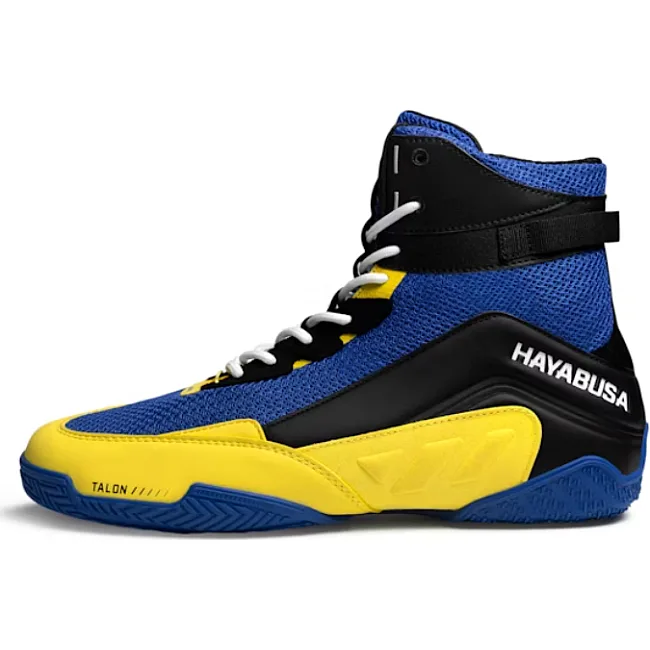 Боксерки для бокса HAYABUSA Talon Blue Yellow