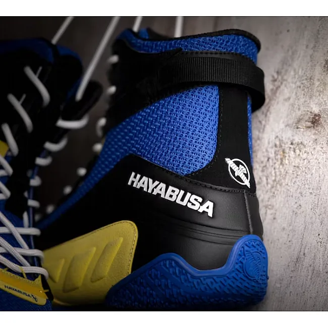 Боксерки для бокса HAYABUSA Talon Blue Yellow