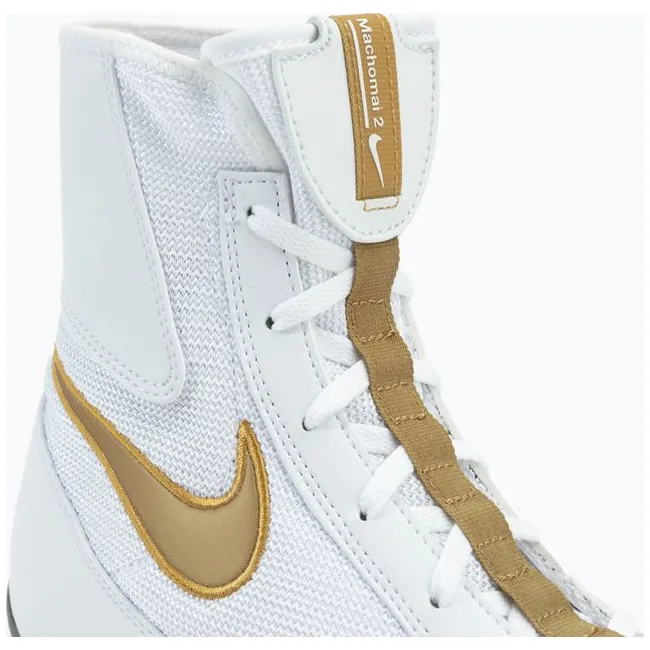 Боксерки для бокса NIKE Machomai 2.0 White Gold