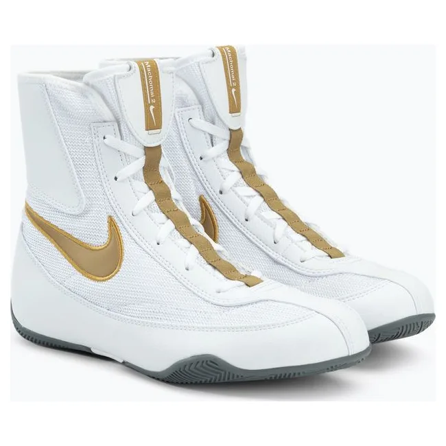 Боксерки для бокса NIKE Machomai 2.0 White Gold