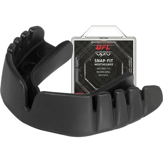 Боксерская капа OPRO Snap-Fit UFC детская (возраст до 10) Black (ufc.002263001)