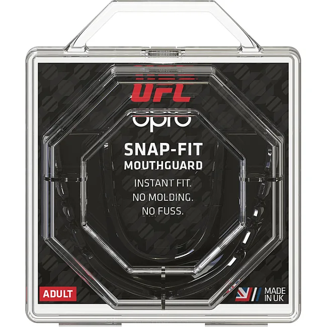 Боксерская капа OPRO Snap-Fit UFC детская (возраст до 10) Black (ufc.002263001)