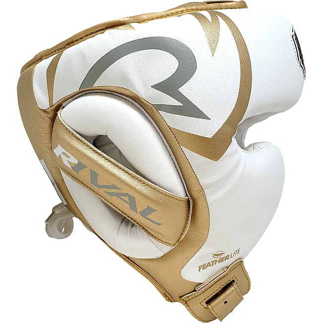 Боксерський шолом RIVAL RHG100 Professional White Gold