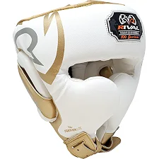 Боксерский шлем RIVAL RHG100 Professional White Gold