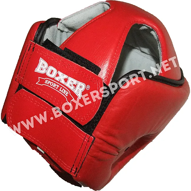 Шлем каратэ Boxer Элит (кожа)