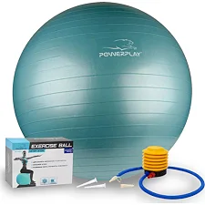 Фитнес мяч (фитбол) POWERPLAY 4001 Ø75см Зеленый + насос