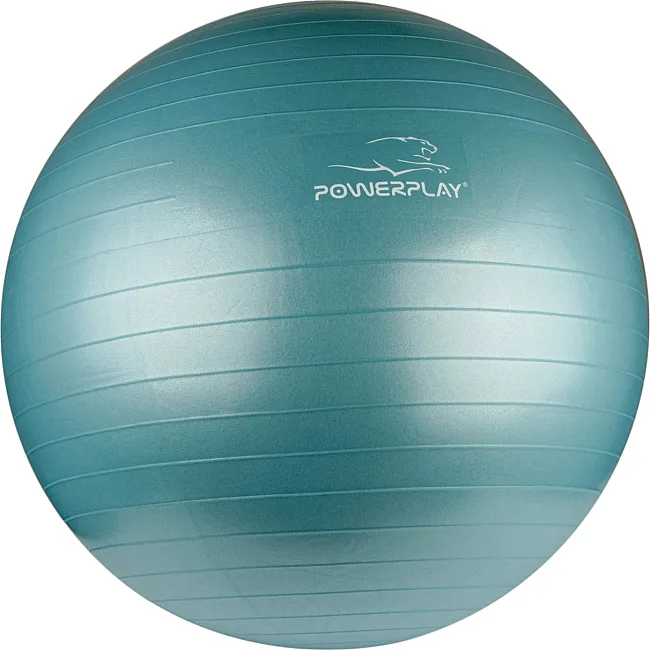 Фитнес мяч (фитбол) POWERPLAY 4001 Ø75см Зеленый + насос