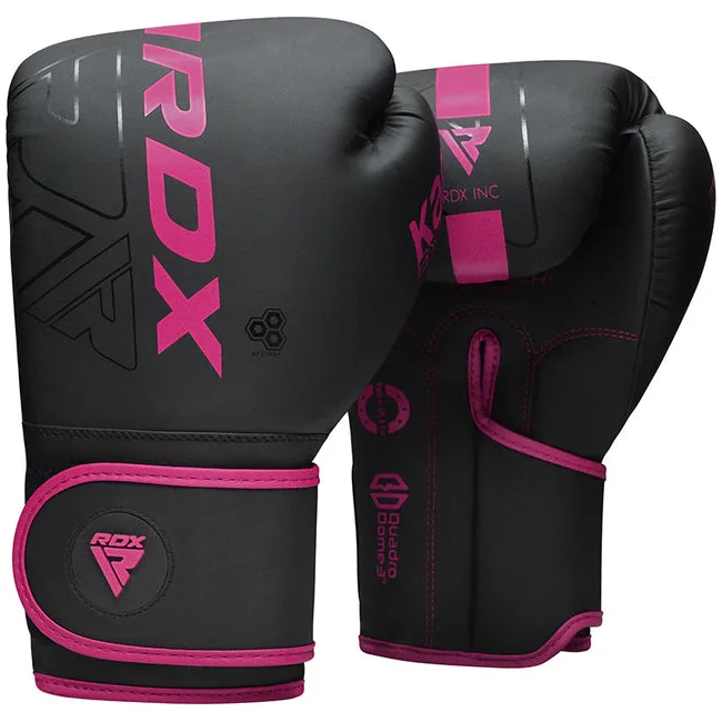 Женские боксерсике перчатки RDX F6 Kara Matte Pink
