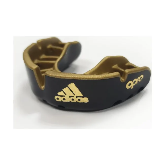 Капа для бокса взрослая Adidas Opro Gold (черный-золотой) Adidas ADIBP35