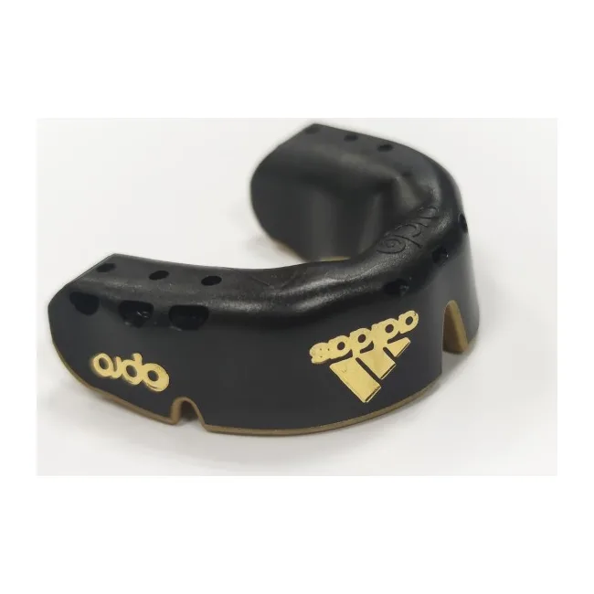 Капа для бокса взрослая Adidas Opro Gold (черный-золотой) Adidas ADIBP35