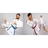 Комплект кимоно (2 куртки и 1 штаны) SMAI Pro Fighter Kumite WKF Approved (белый) AS-054PACK