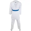 Комплект кимоно (2 куртки и 1 штаны) SMAI Pro Fighter Kumite WKF Approved (белый) AS-054PACK