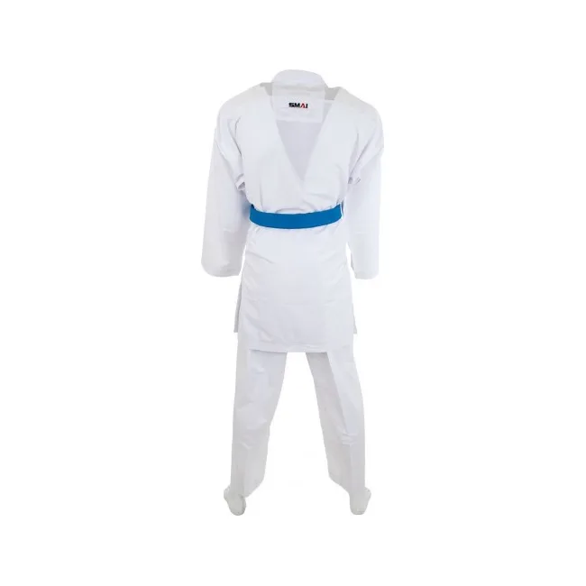 Комплект кимоно (2 куртки и 1 штаны) SMAI Pro Fighter Kumite WKF Approved (белый) AS-054PACK