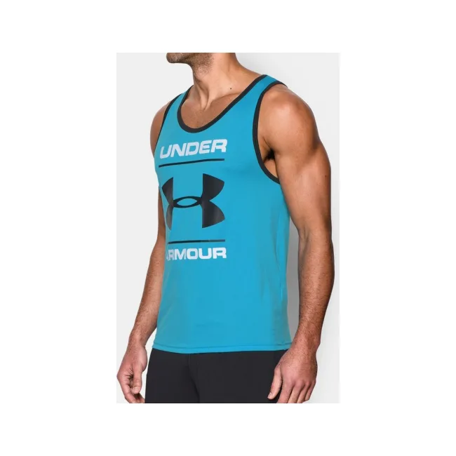 Майка Under Armour Mens Tech Graphic Tank Meridian Blue
