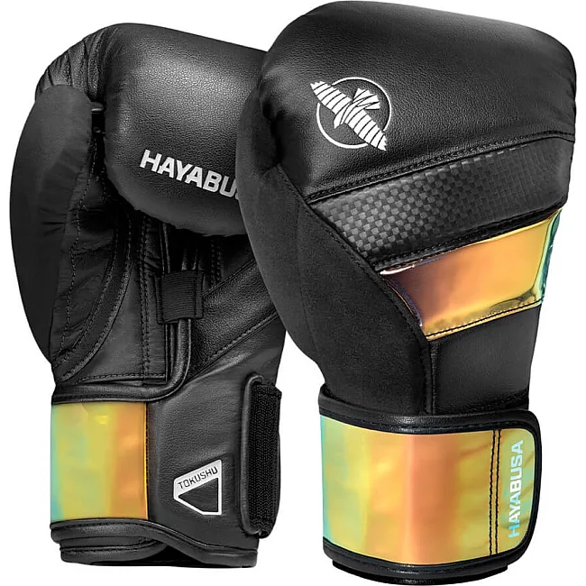 Перчатки для бокса HAYABUSA T3 Black Iridescent