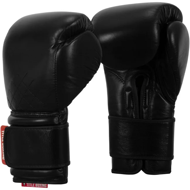 Перчатки для бокса TITLE Boxing Ko-Vert Black