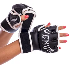 Рукавиці для змішаних єдиноборств MMA VENUM BO-8354-BK