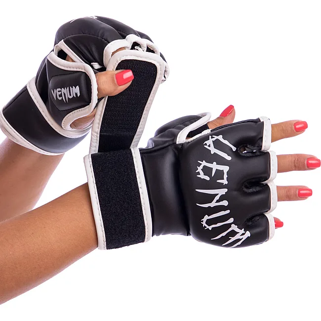 Перчатки для смешанных единоборств MMA VENUM BO-8354-BK