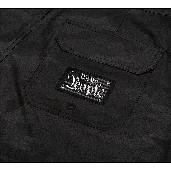Пляжные шорты HOWITZER Skull Flag Black Camo