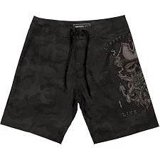 Пляжные шорты HOWITZER Skull Flag Black Camo